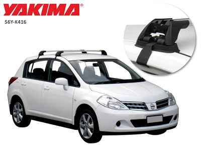 Nissan Tiida Yakima roof racks